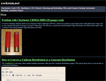 Tablet Screenshot of cockrum.net